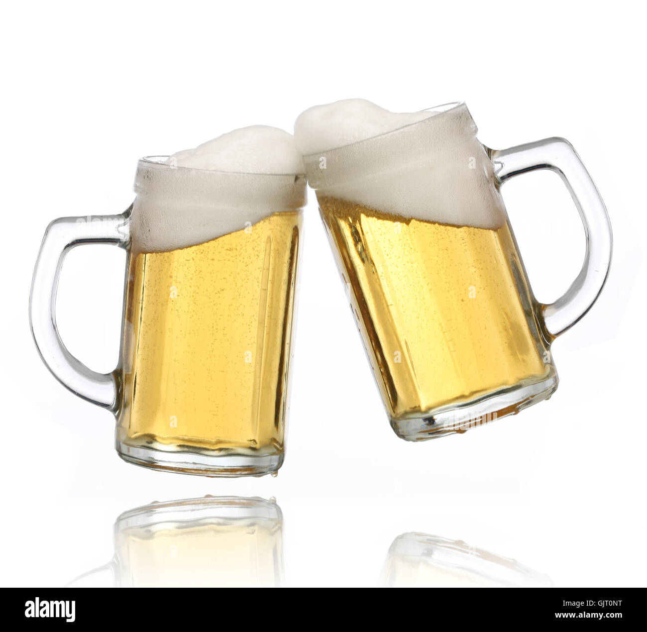 Bier Getränke Prost Stockfoto