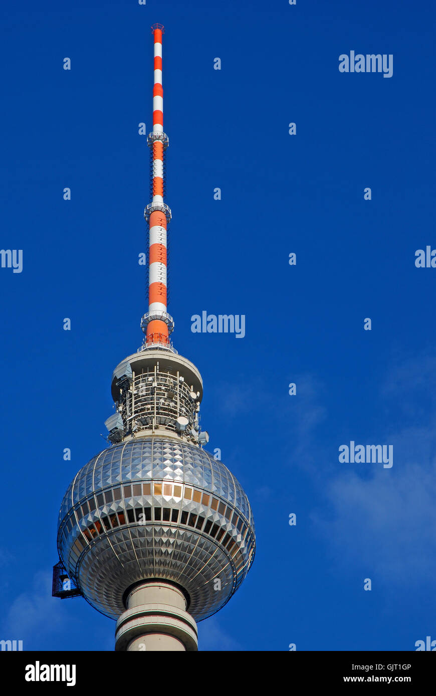 Fernsehturm am alexanderplatz Stockfoto