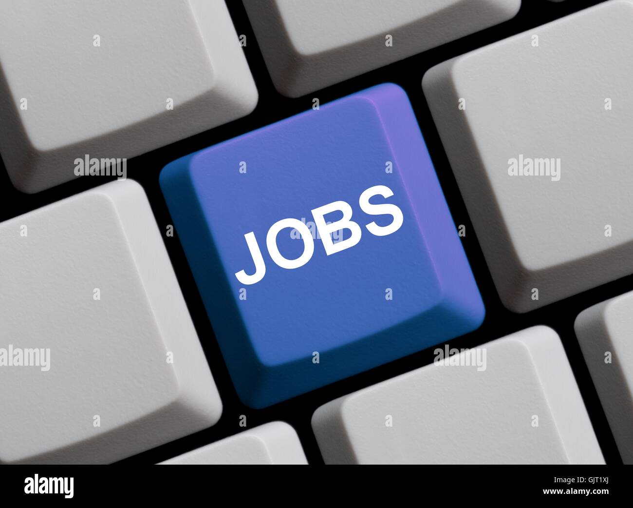 Jobs online Stockfoto