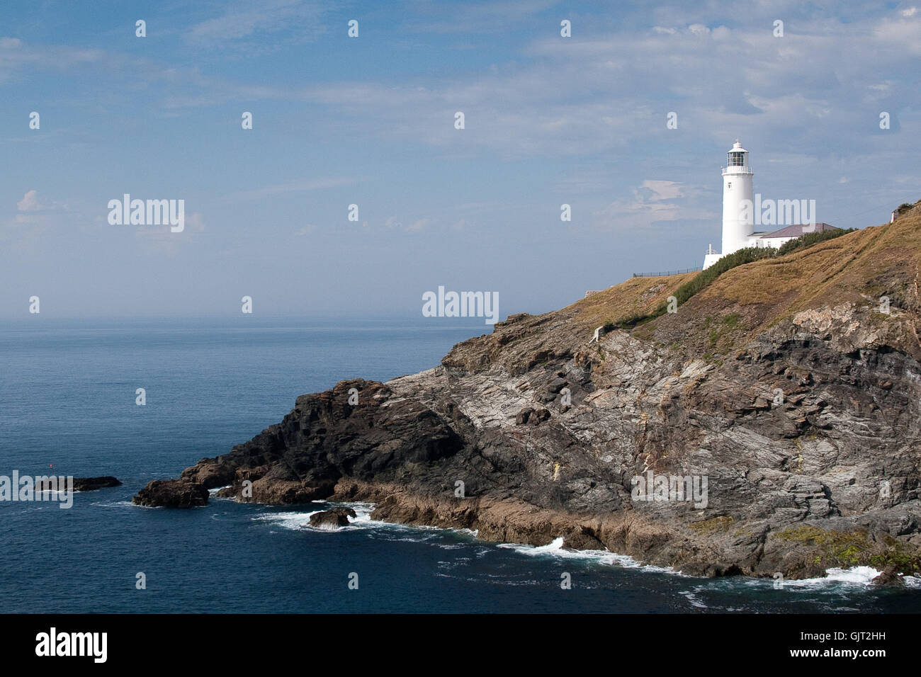 Atlantik-Salzwasser-Meer Stockfoto