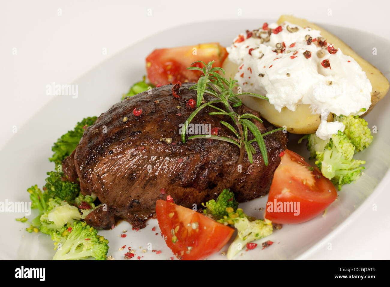 Steak Filet Feinkost Stockfoto