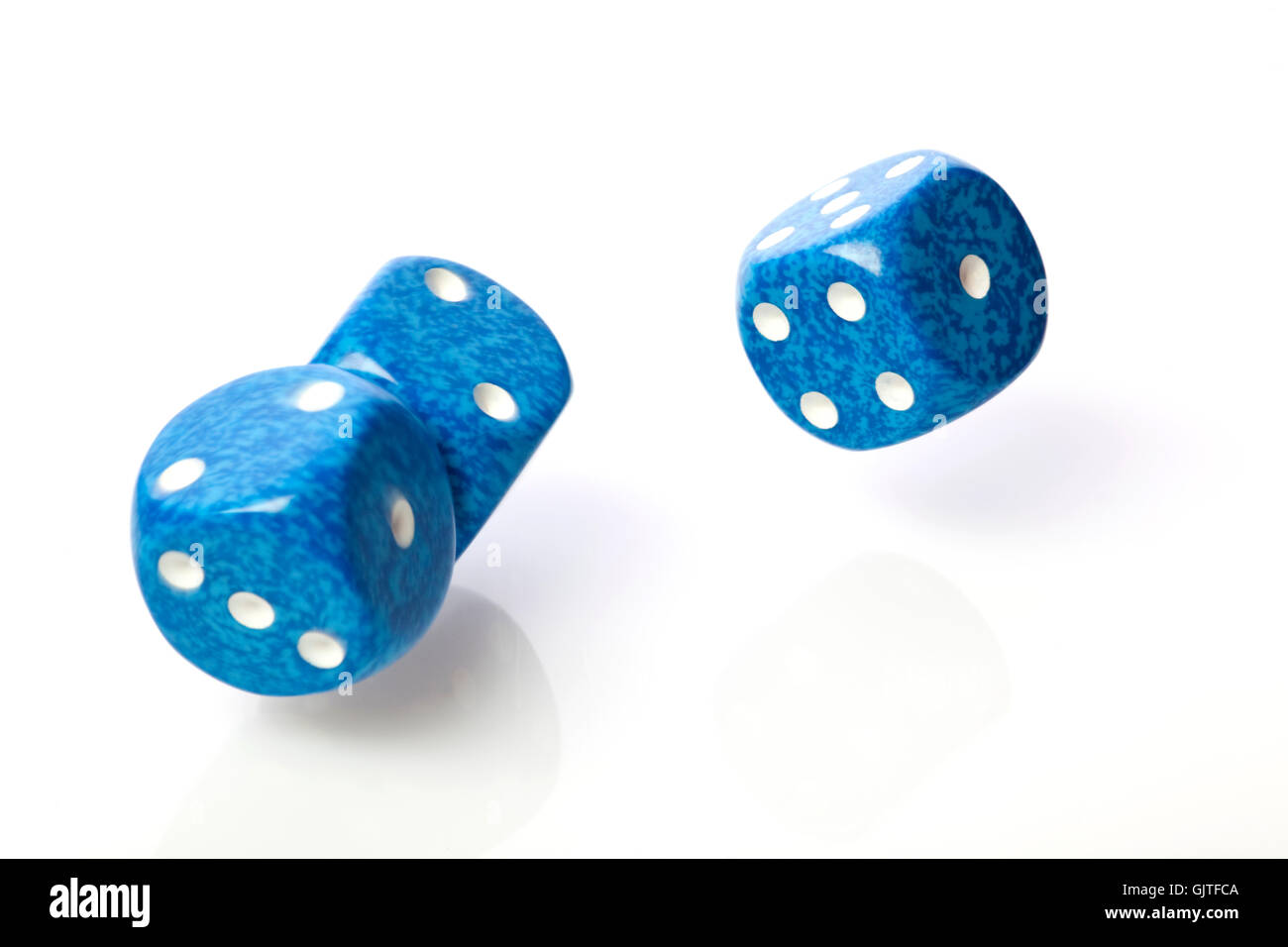 blaue Spiele zählen Stockfoto