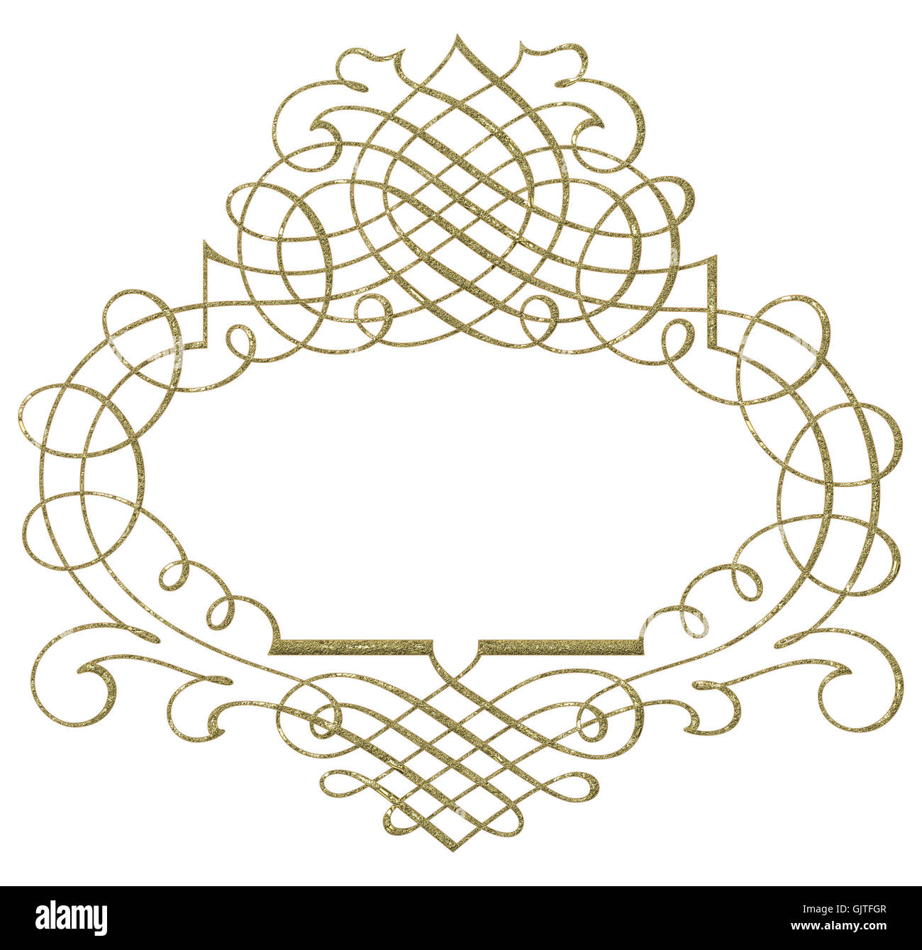 vergoldeter Rahmen - Antik Stockfoto