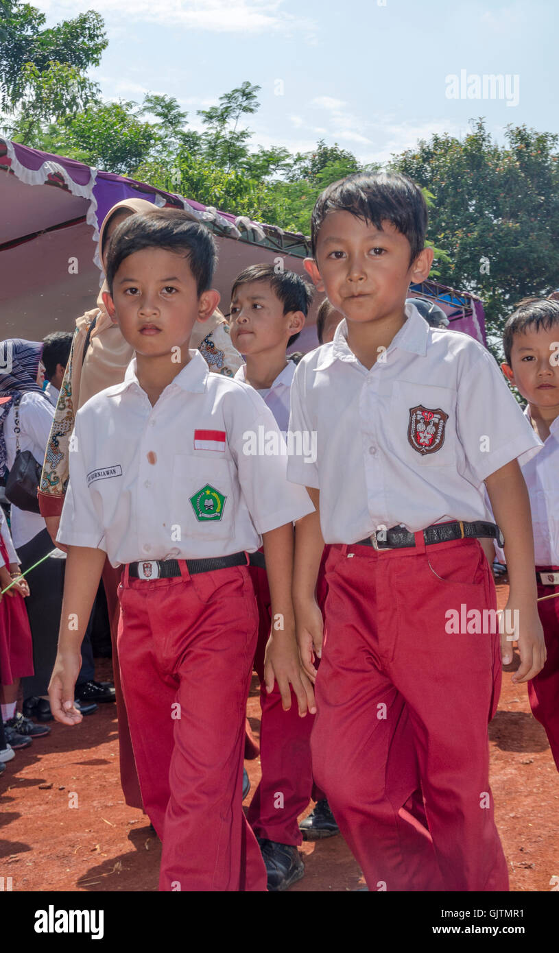 Indonesischer Schulkinder Stockfoto