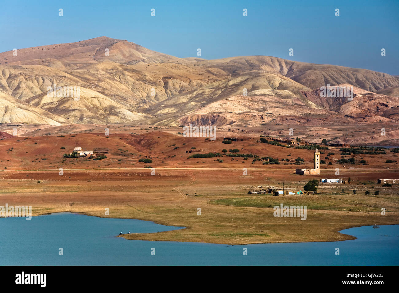 Berge-Marokko-Querformat Stockfoto