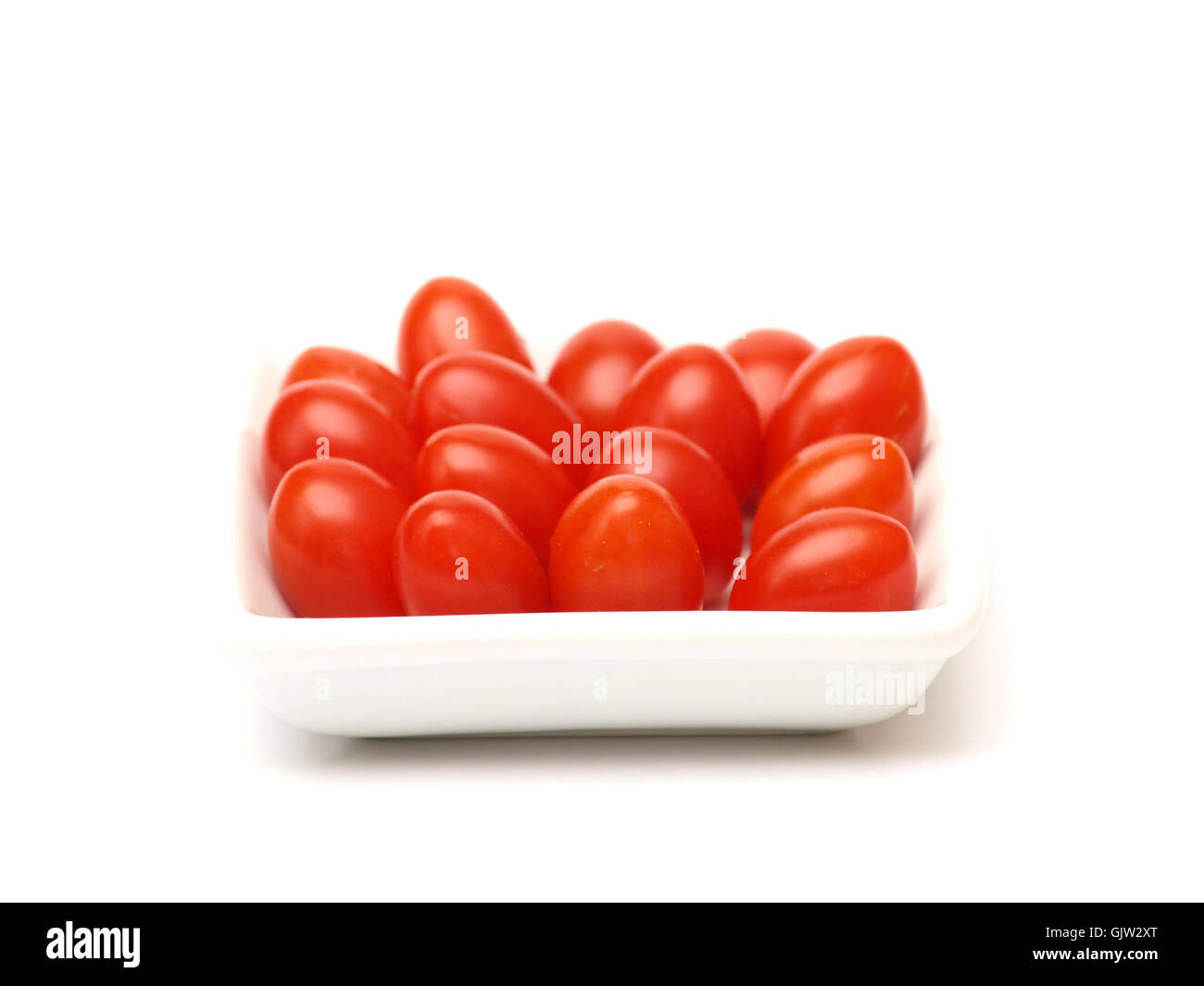 Tomatenrot Essen Stockfoto