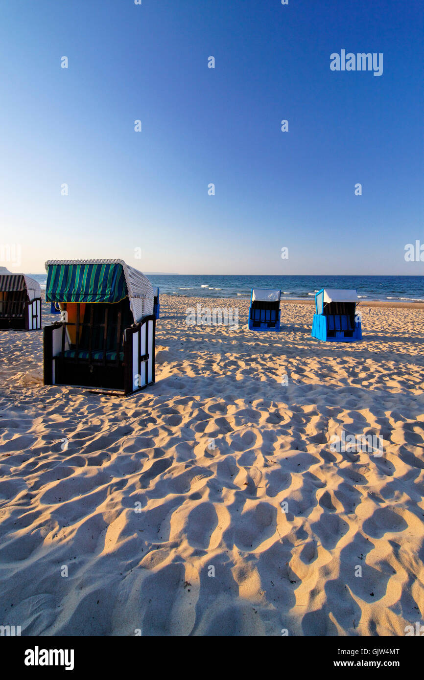 am Nordstrand von Göhren auf der Insel Rügen Stockfoto