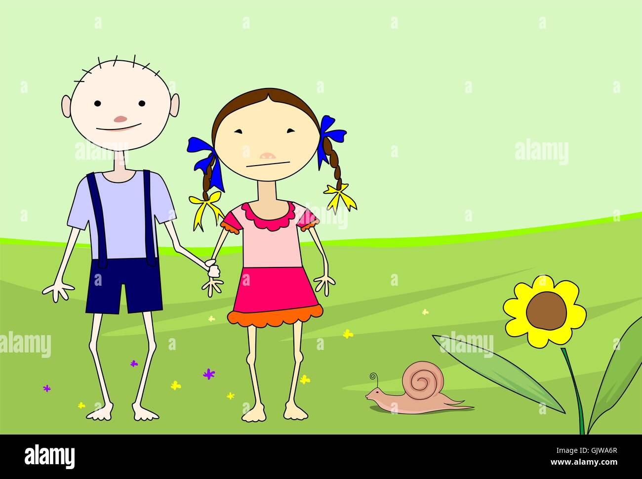 Blatt-Garten Blume Stockfoto