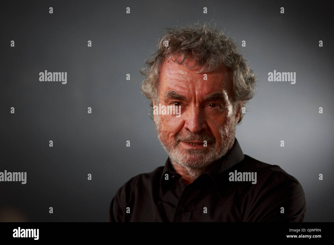 Edinburgh, UK. 17. August 2016. Edinburgh International Book Festival 5. Tag. Edinburgh International Book Festival findet statt in Charlotte Square Gardens. Edinburgh. Abgebildete John Hände. Pako Mera/Alamy Live-Nachrichten Stockfoto