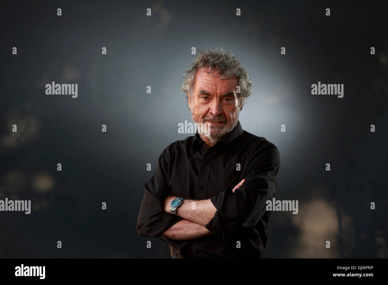 Edinburgh, UK. 17. August 2016. Edinburgh International Book Festival 5. Tag. Edinburgh International Book Festival findet statt in Charlotte Square Gardens. Edinburgh. Abgebildete John Hände. Pako Mera/Alamy Live-Nachrichten Stockfoto