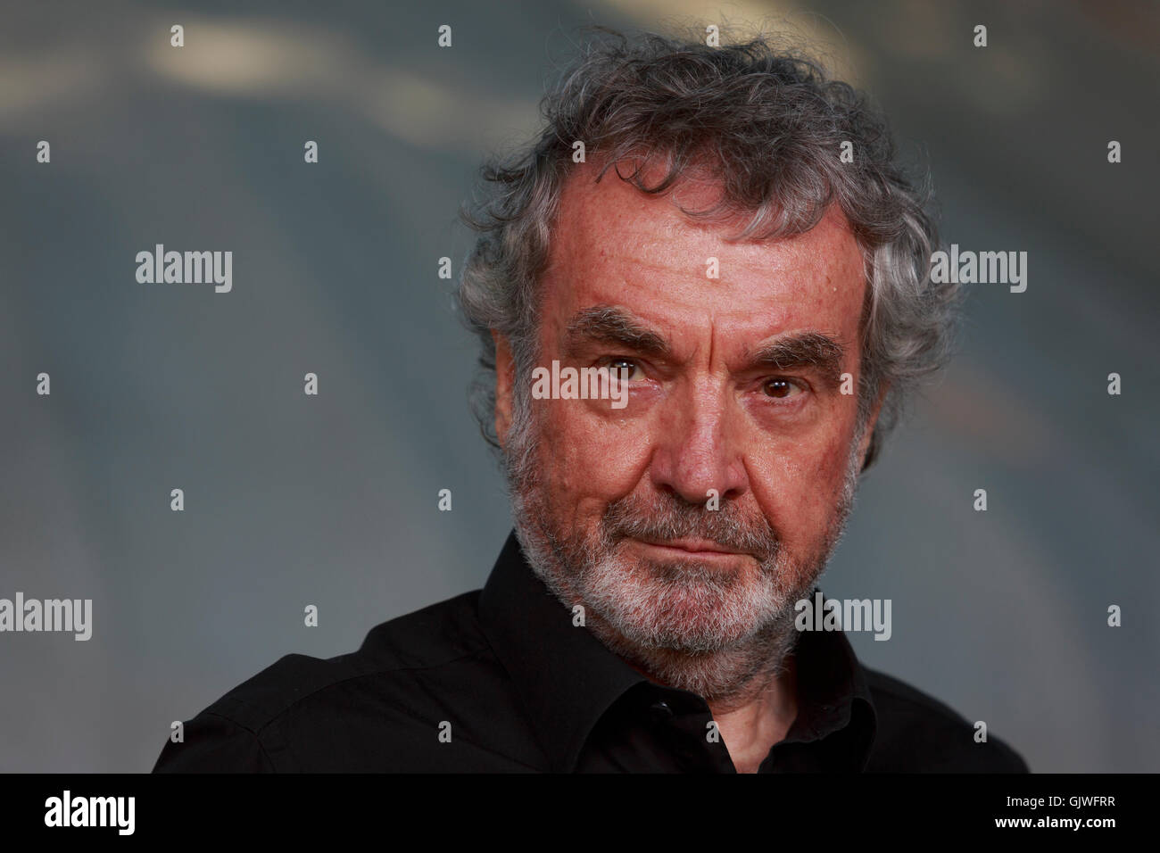 Edinburgh, UK. 17. August 2016. Edinburgh International Book Festival 5. Tag. Edinburgh International Book Festival findet statt in Charlotte Square Gardens. Edinburgh. Abgebildete John Hände. Pako Mera/Alamy Live-Nachrichten Stockfoto