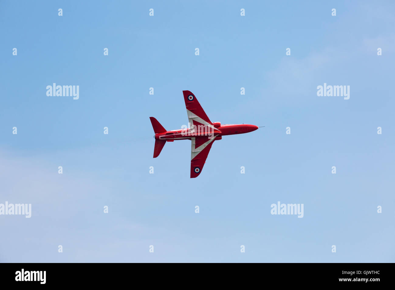 Bournemouth, Dorset, England, UK. 18. August 2016. Die roten Pfeile am Eröffnungstag der Bournemouth Air Festival Credit: Carolyn Jenkins/Alamy leben Nachrichten Stockfoto