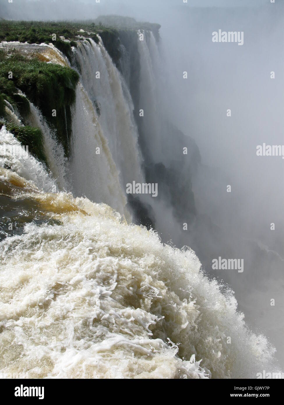 Wasserfall-Argentinien-Brasilien Stockfoto