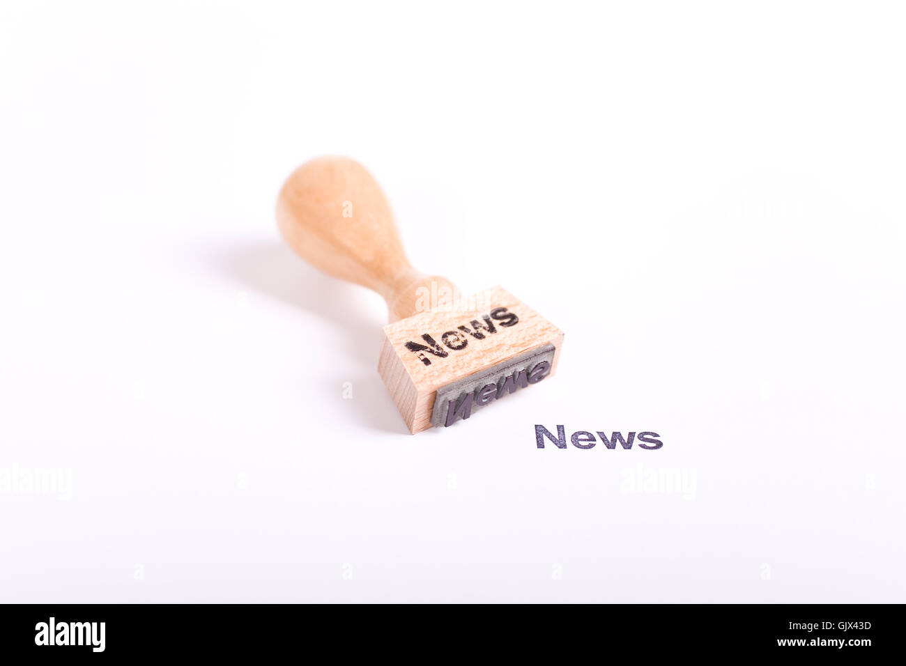 Stempel-Botschaft überprüft Stockfoto