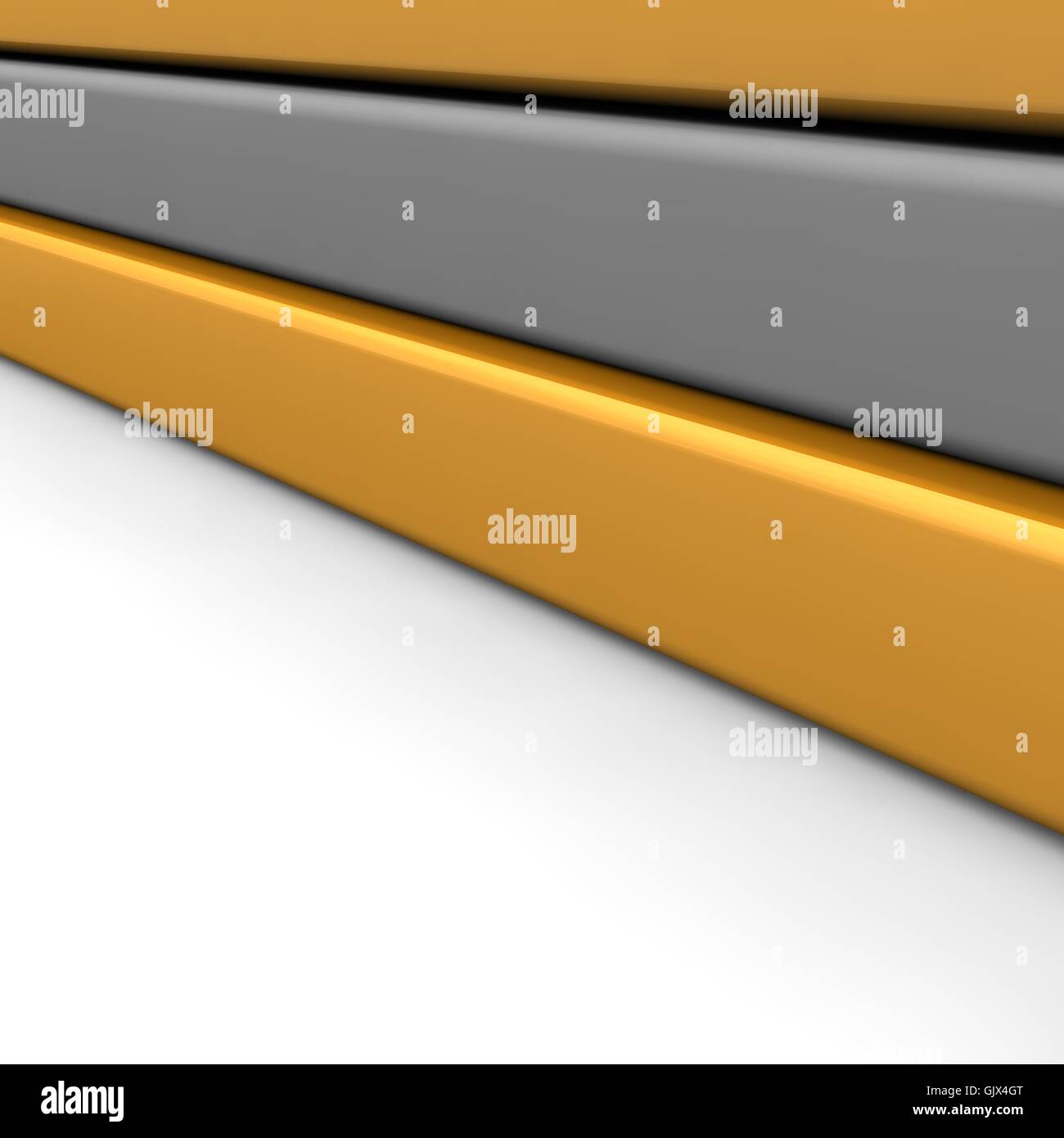 Linien-Cube-orange Stockfoto