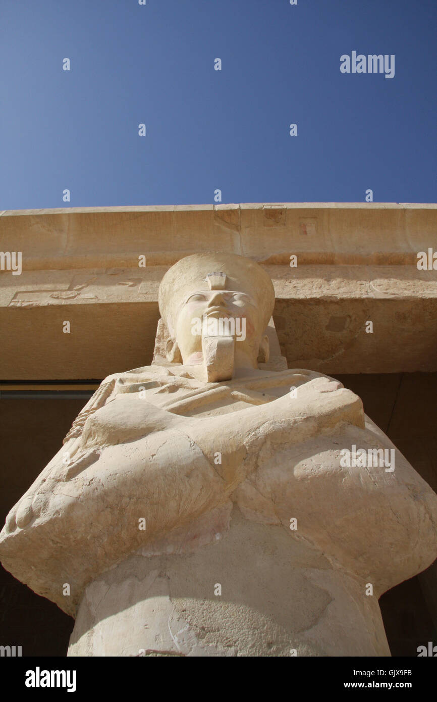 Tempel der Königin Hatschepsut Luxor, Ägypten Stockfoto