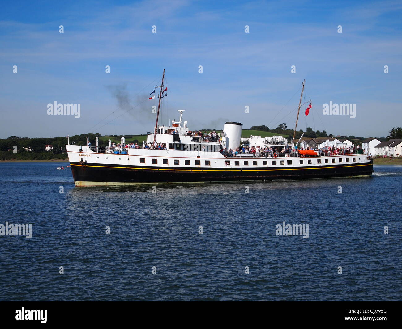 MV Balmoral Ship in Bideford Harbour in North Devon Stockfoto