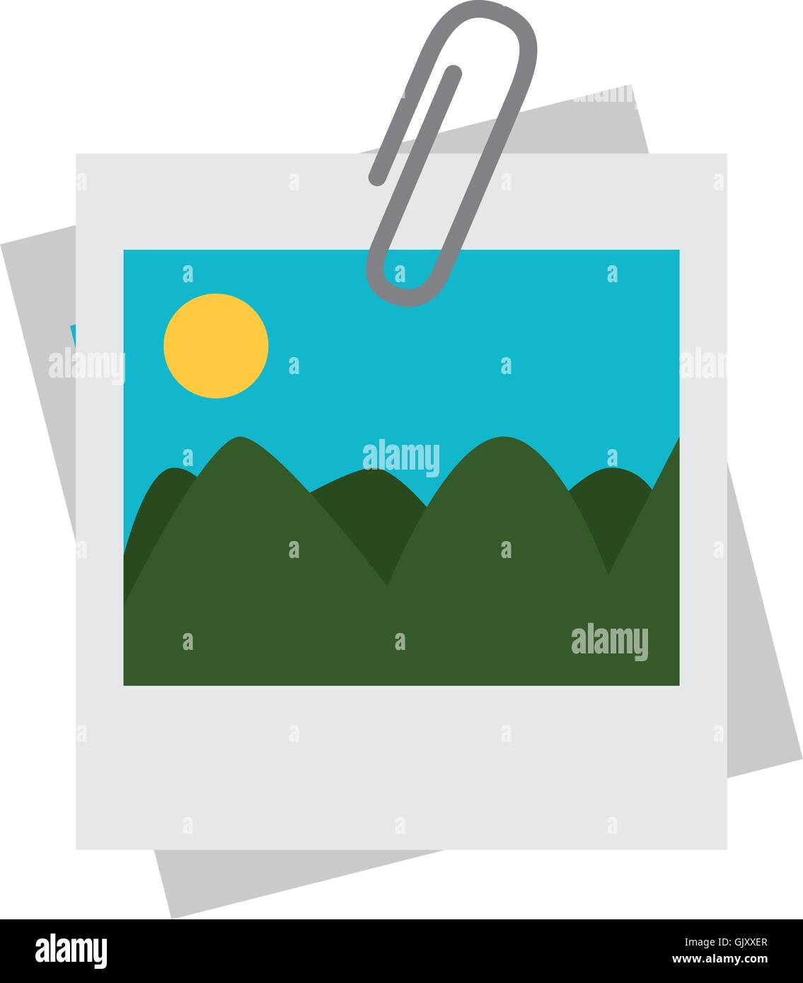 Bild-Foto-design Stock Vektor