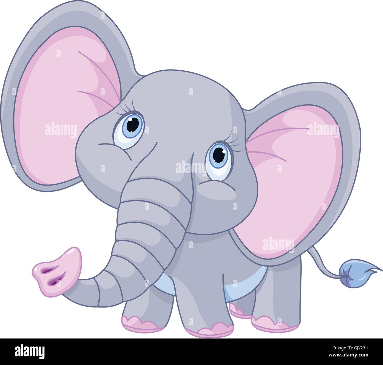 Baby-Elefant Stock Vektor