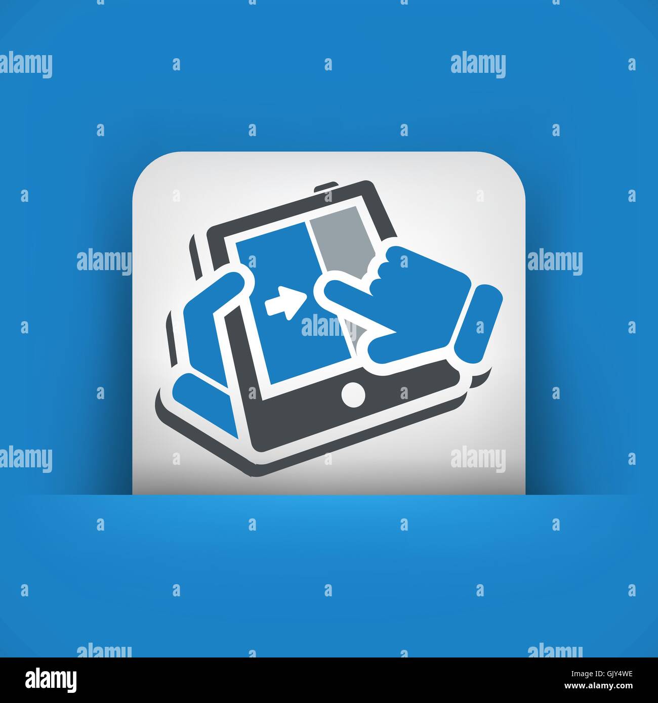 Folie touchscreen Stock Vektor