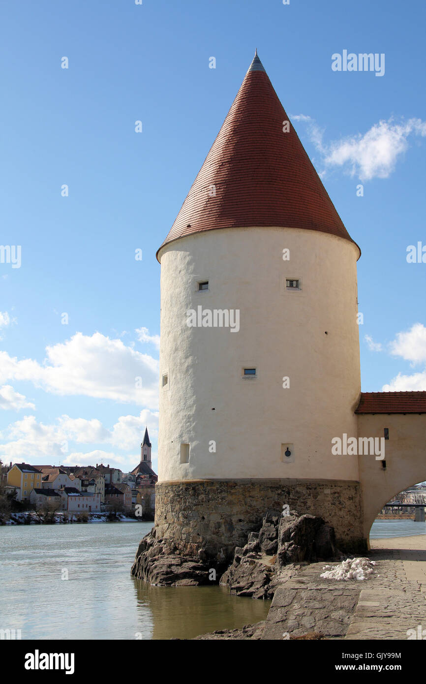 Turm-Emblem-bastion Stockfoto