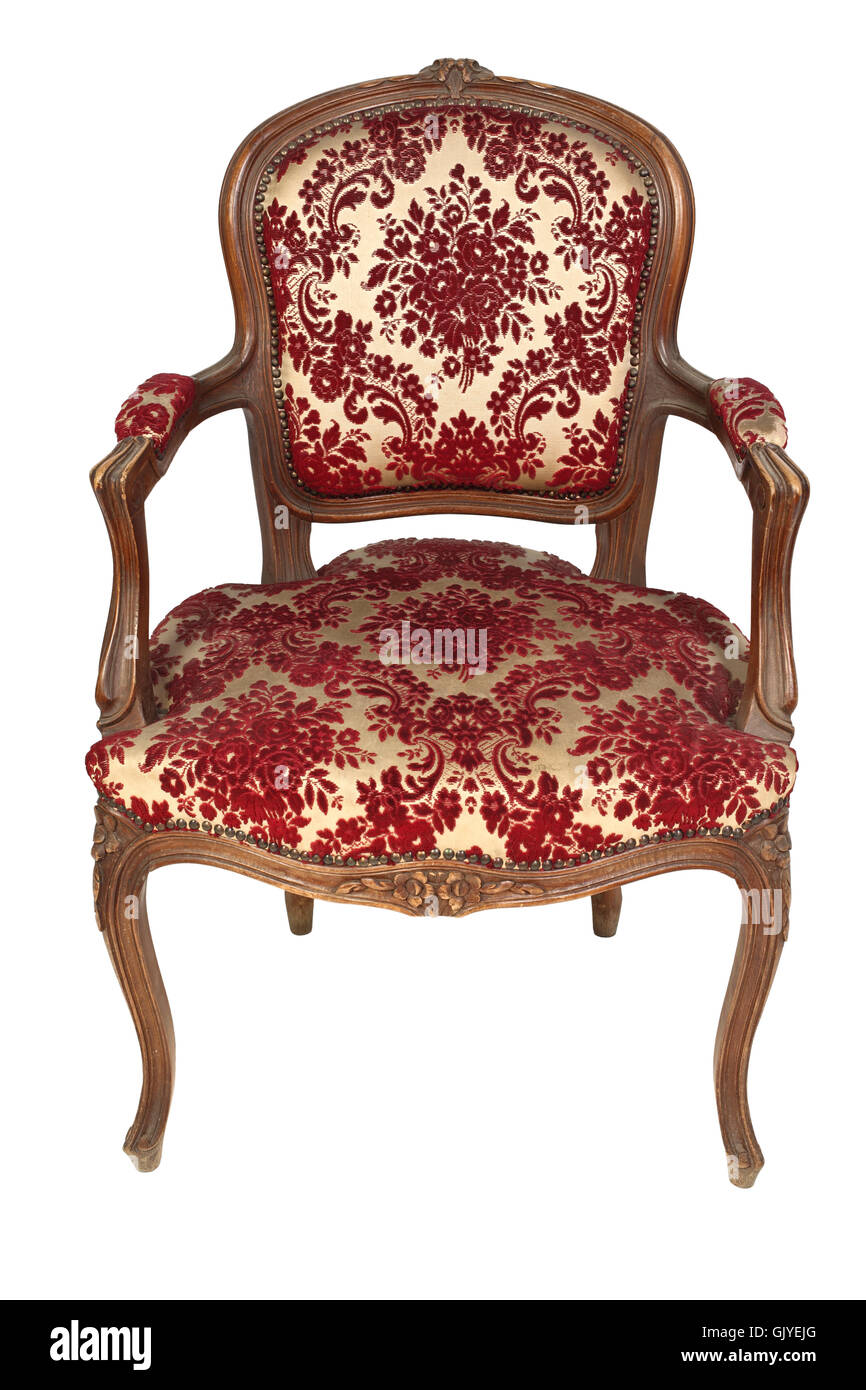 Sessel Möbel vintage Stockfoto