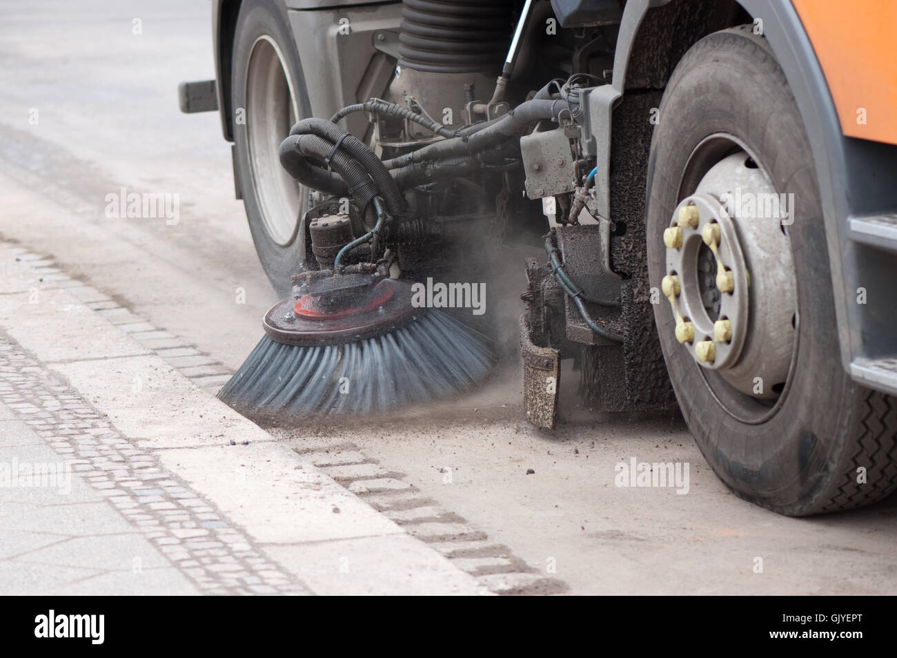 Mull verweigern sweep Stockfoto