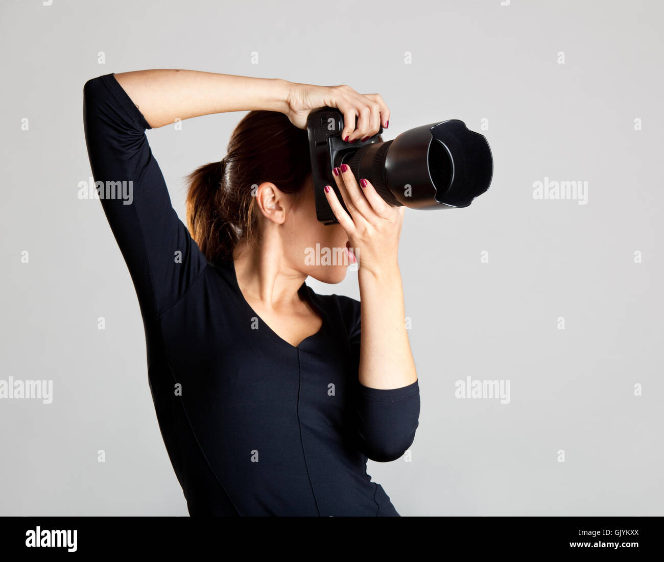 Frau schön beauteously Stockfoto