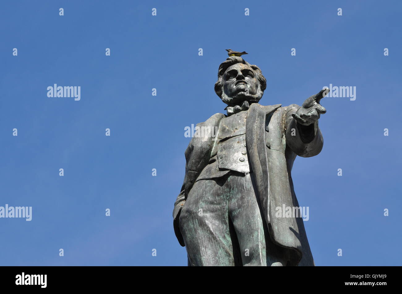 Juan Rafael Mora Standbild Stockfoto