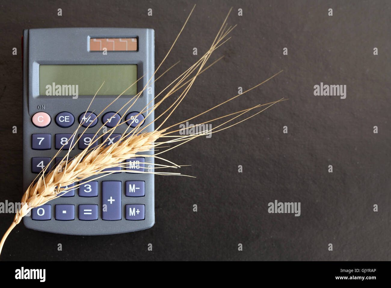 Weizen Preis Stockfoto