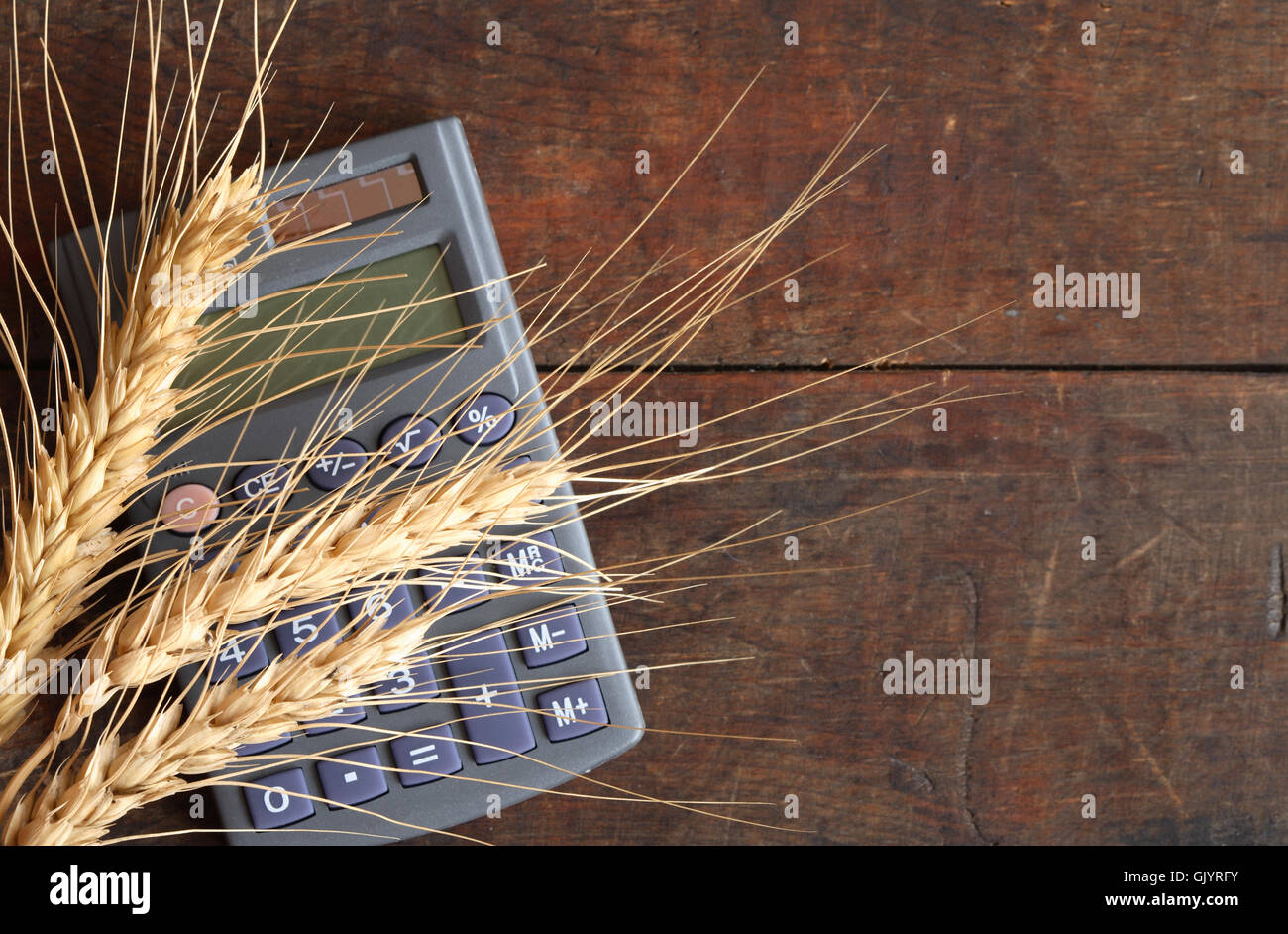 Weizen Preis Stockfoto