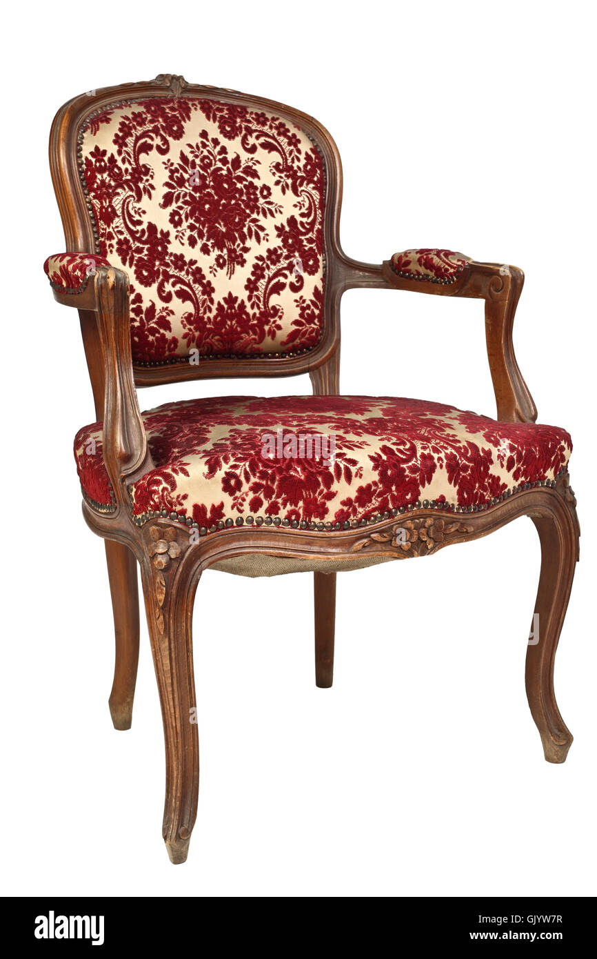 Sessel Möbel vintage Stockfoto