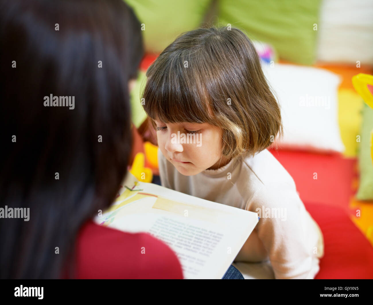 Frau Lehrerin Buch Stockfoto