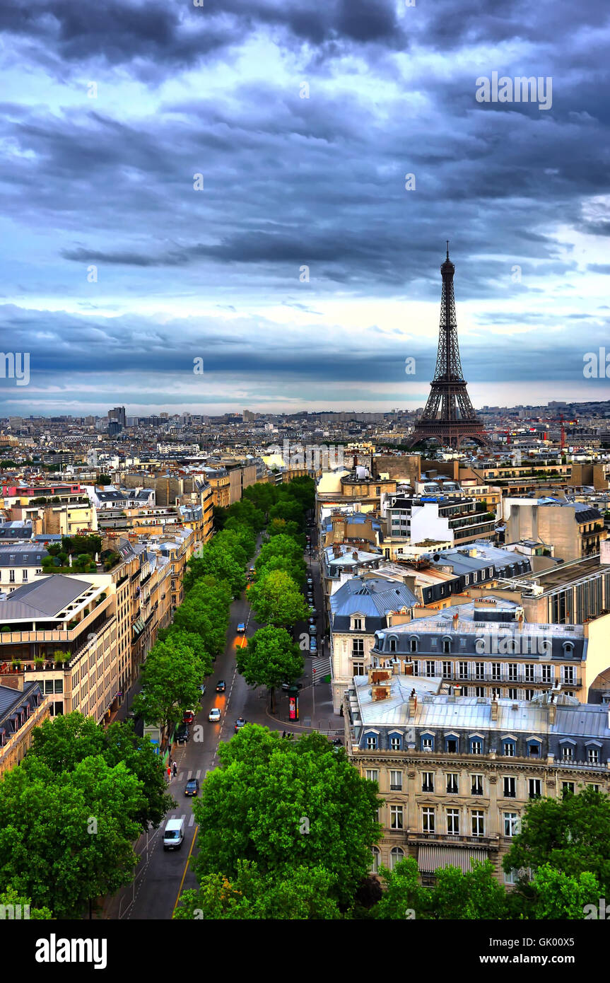 Turm Europa Paris Stockfoto