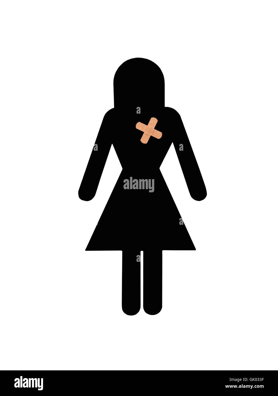 Weibliche Figur Stockfoto