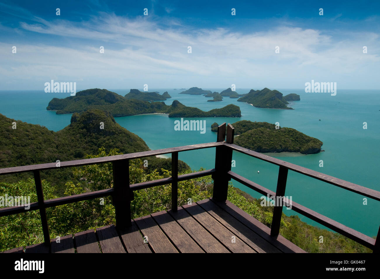 Ang Thong Sicht Stockfoto