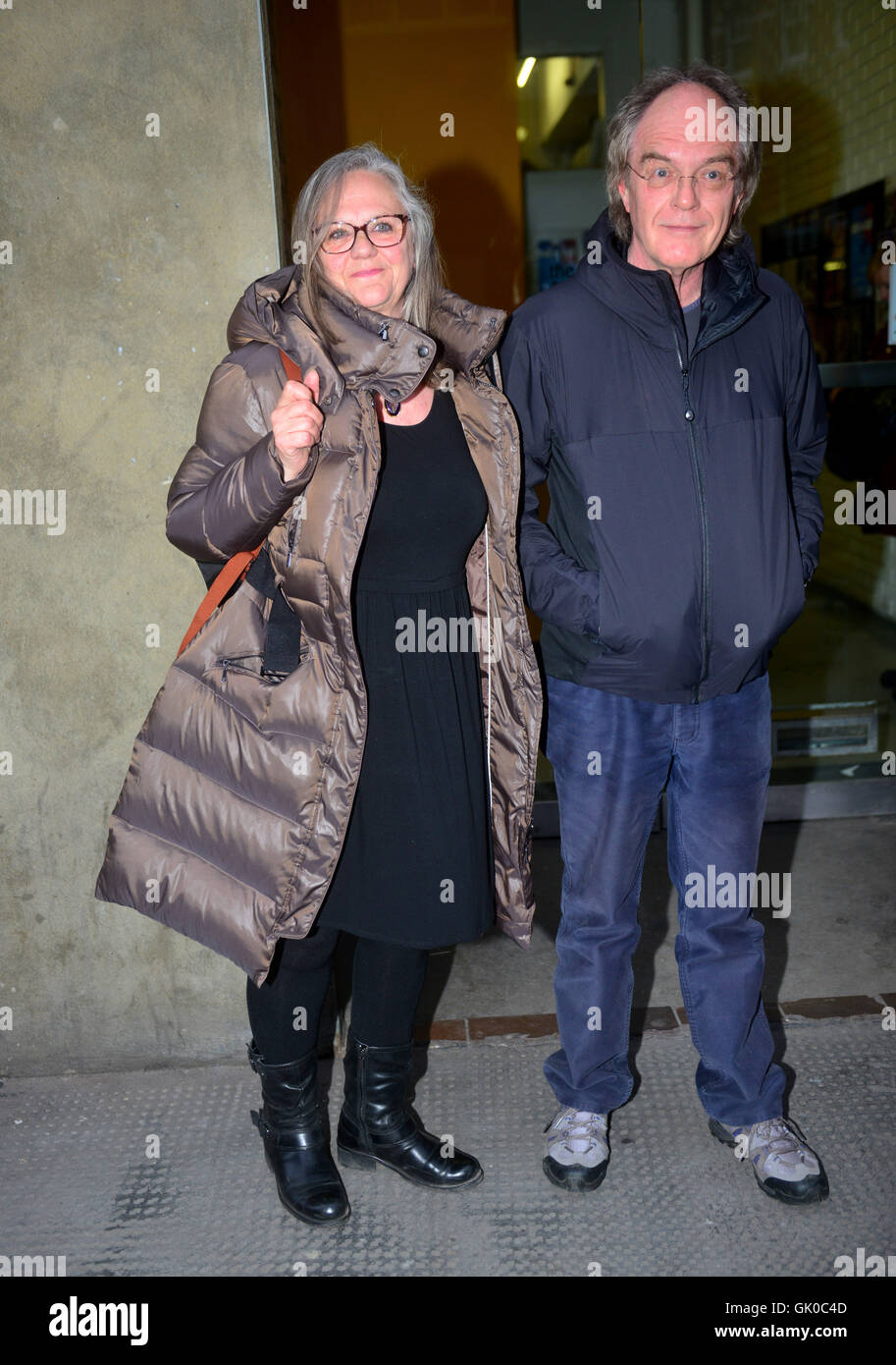 Drücken Sie Nacht für das Theaterstück "Blau auf blau" Tristan Bates Theater Featuring: Chips Hardy wo: London, Vereinigtes Königreich bei: 21. April 2016 Stockfoto