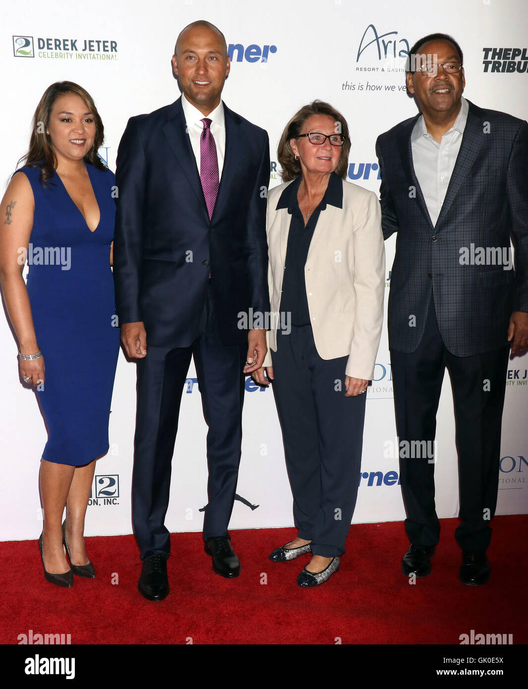 Derek Jeter Celebrity Invitational Gala statt im Aria Resort & Casino