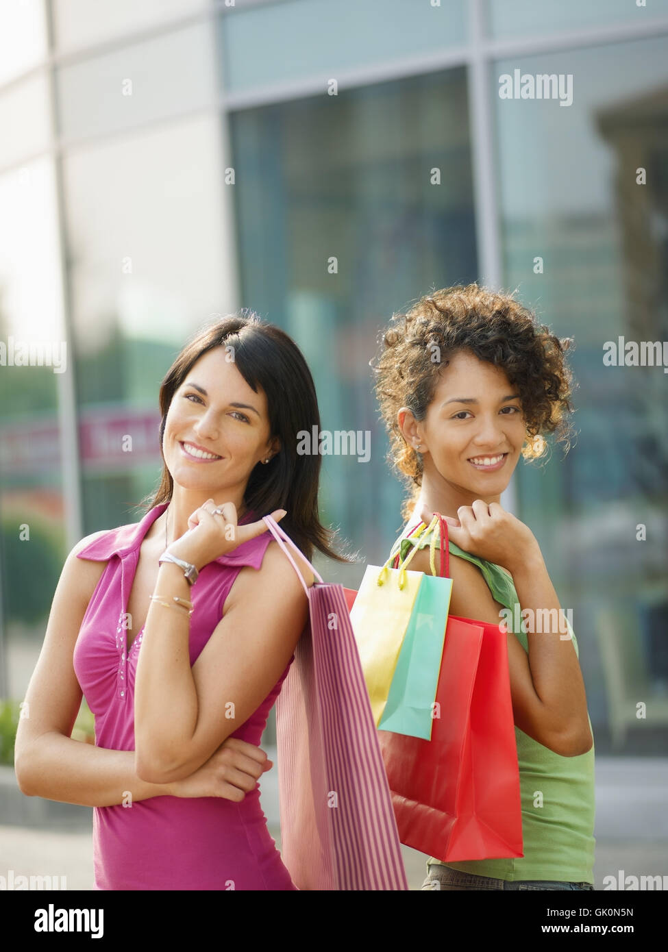 Frau Lachen lacht Stockfoto