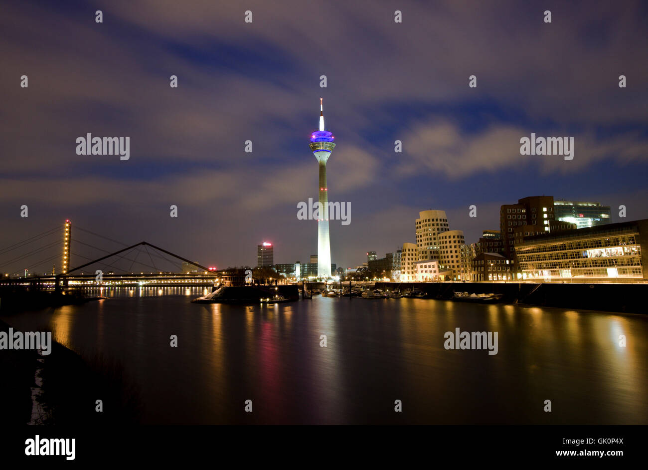Medienhafen Düsseldorf Stockfoto