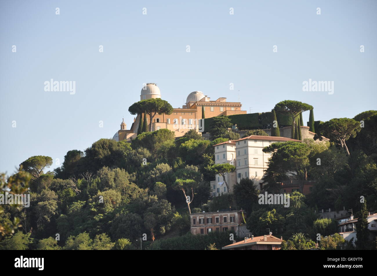 Castel Gandolfo, der Sommerresidenz des Papstes Stockfoto