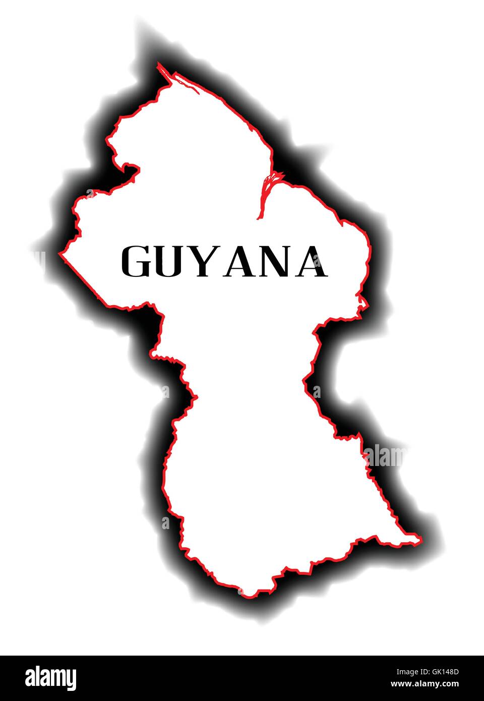 Guyana Stock Vektor