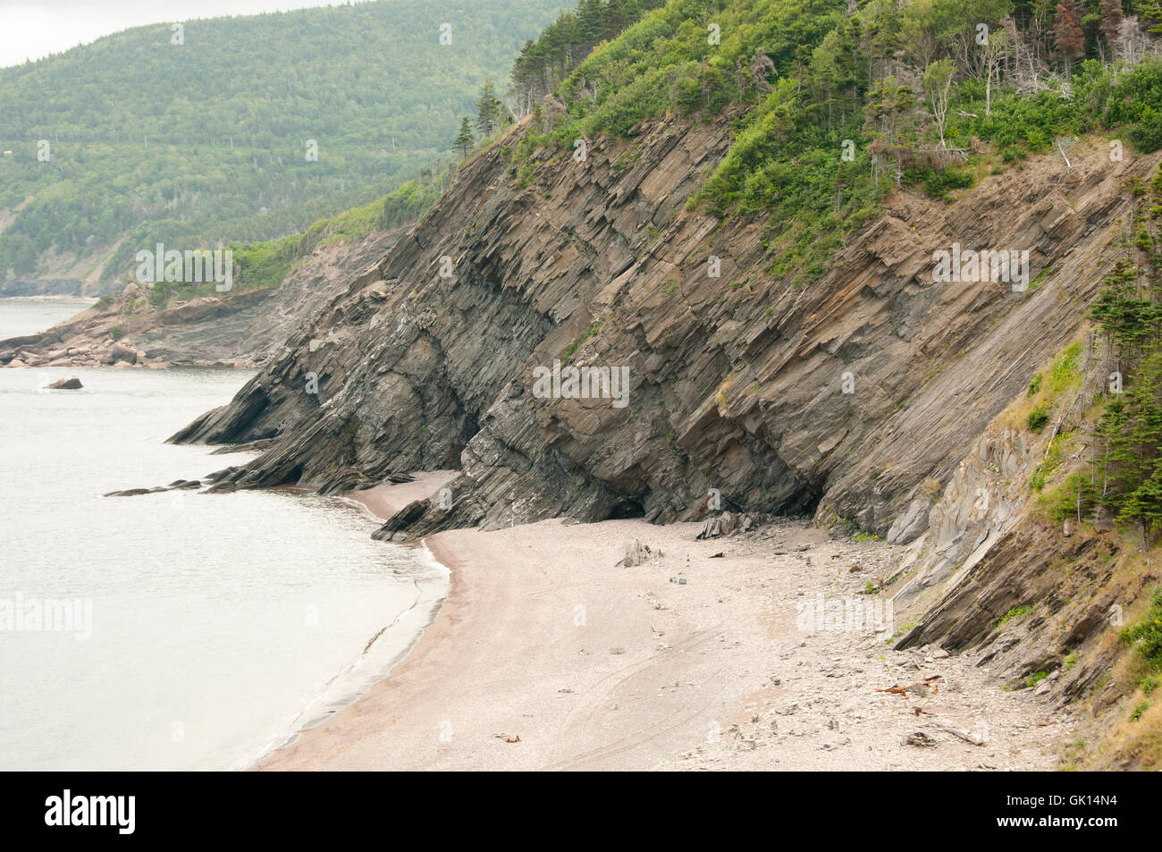 Fleisch-Bucht in Cape Breton - Nova Scotia - Kanada Stockfoto