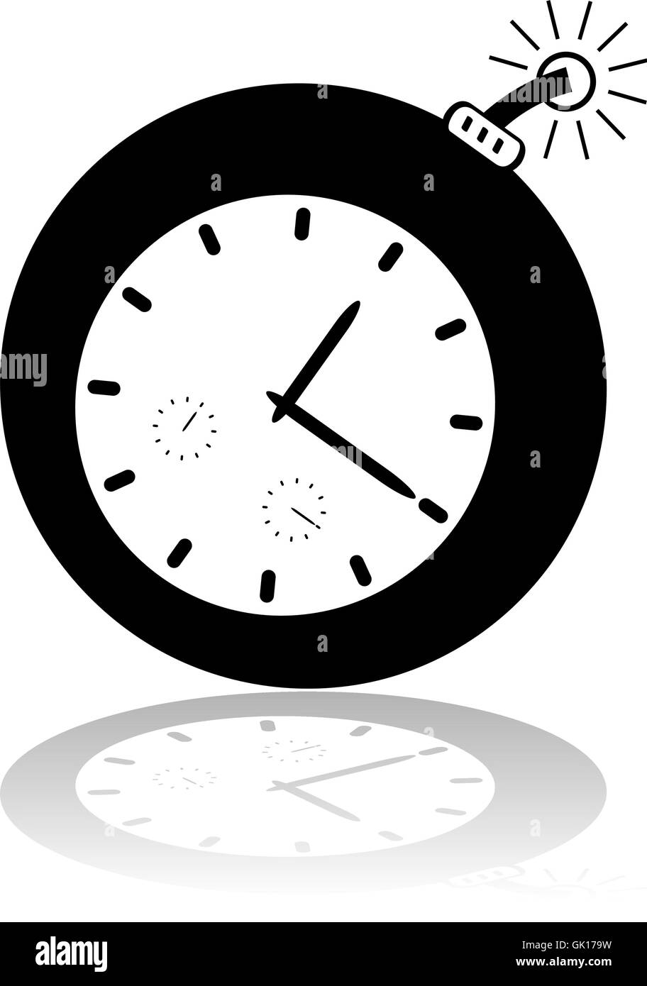 Zeitbombe Stock Vektor