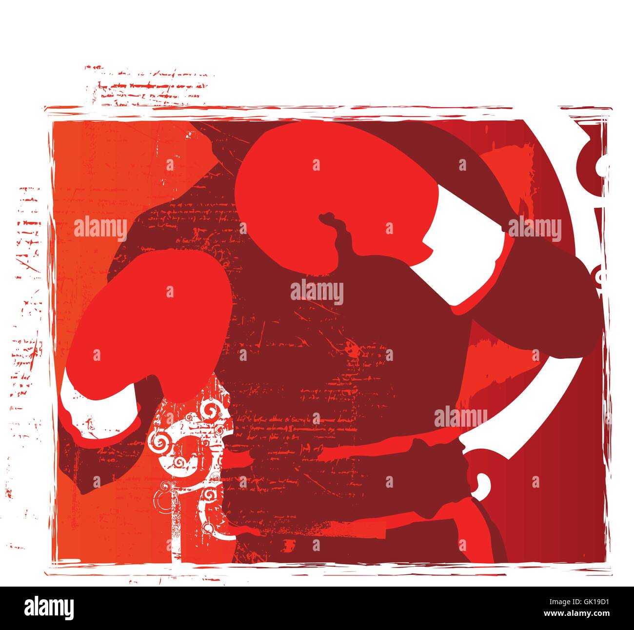 Boxen-Mahem Stock Vektor