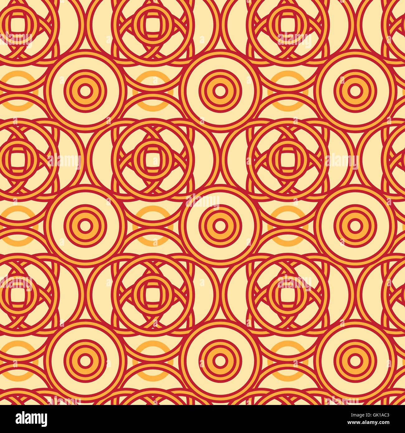 Keltische magische Kreise Musterdesign Hintergrund Stock Vektor