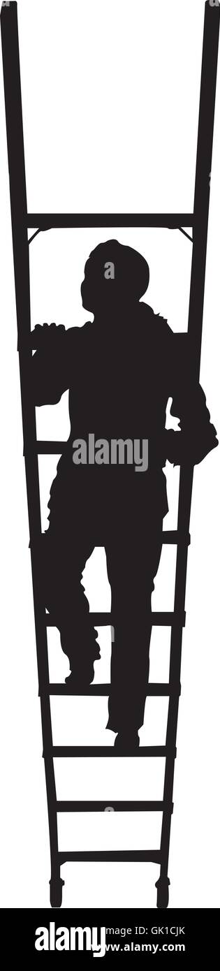 Leiter-Aufstieg Stock Vektor