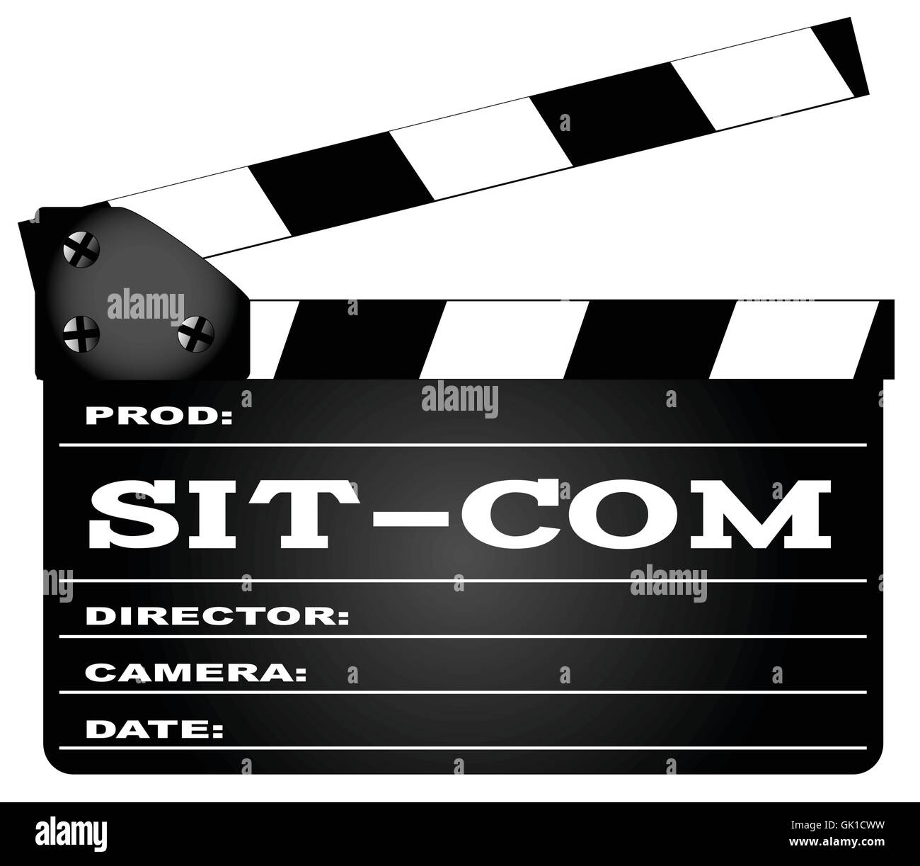 Sitcom-Klappe Stock Vektor Sitcom-Klappe Stock Vektor