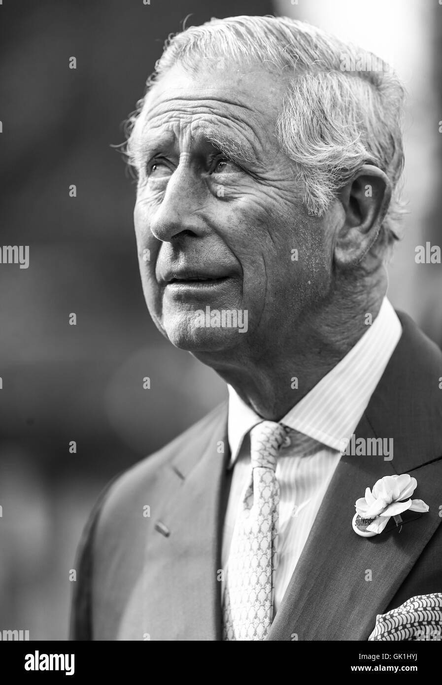 Prince Charles besucht Stratford auf den 400. Todestag von William Shakespeare mit: Charles Prince Of Wales Where: Stratford On Avon, Vereinigtes Königreich bei: 23. April 2016 Stockfoto