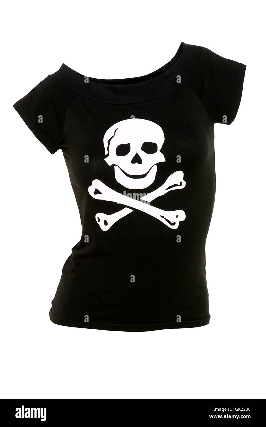 Piraten-shirt Stockfoto